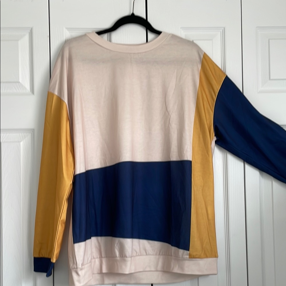 Colorblock Long Sleeve Tee